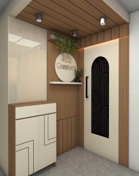 Solid Wood Bar Storage Cabinet